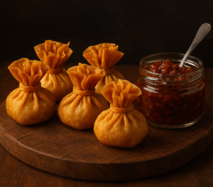 Saquitos de carne con Bestial Marmalade