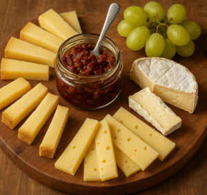 Tabla de quesos con Bestial Marmalade
