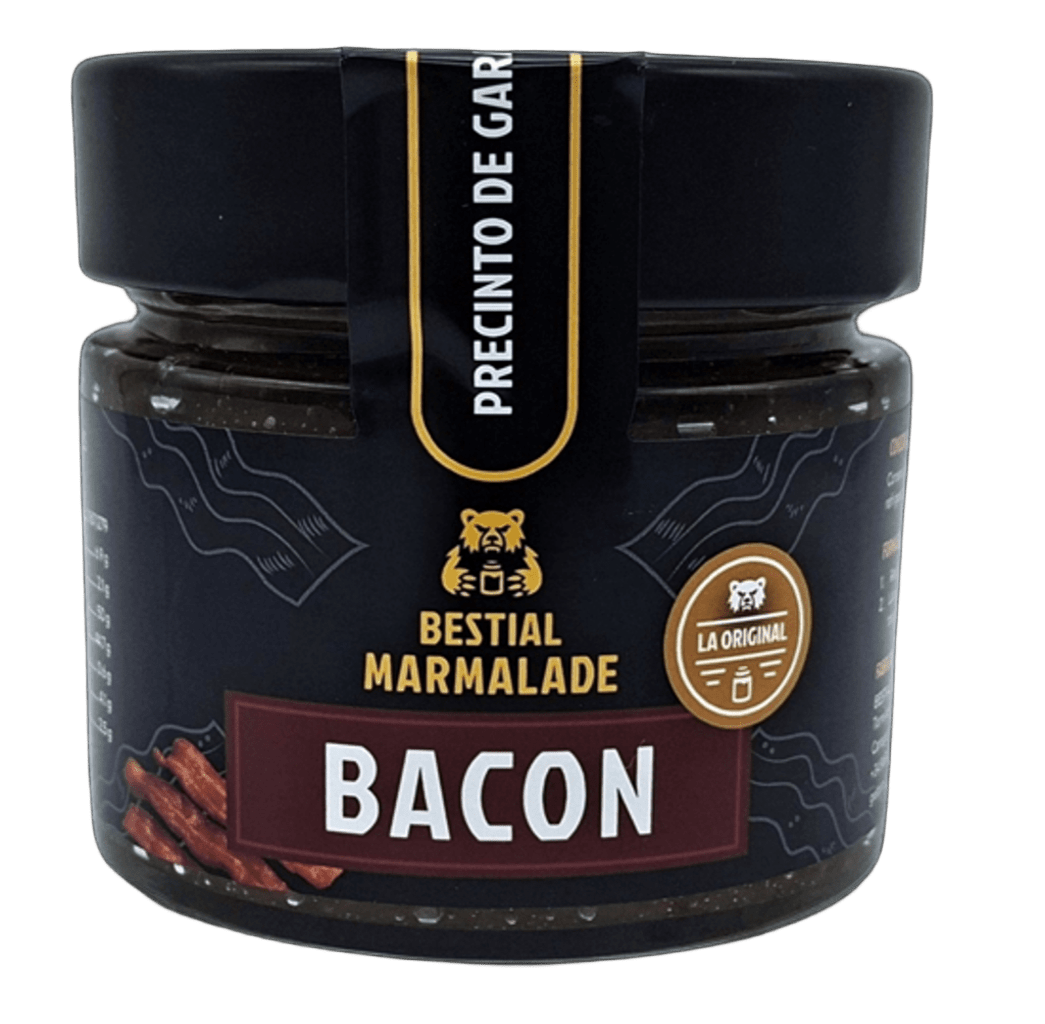 Bote de Bestial Marmalade de bacon